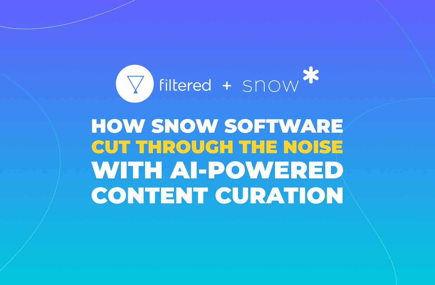 How Snow Software cut through the noise with AIpowered content curation